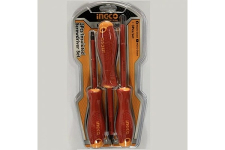 Набор диэлектрических отверток 3 шт INGCO HKISD0308