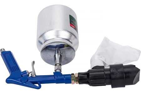 Пескоструйный пневматический пистолет со сменными насадками и песком ROCKFORCE RF-2377