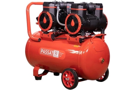 Компрессор Aurora PASSAT-50 BLACK тихий, без масла  45л, 500л/мин, 2.9кВт 31401
