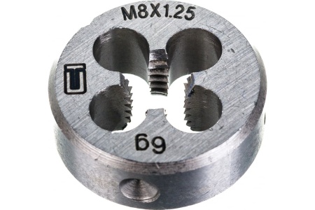 Плашка М8 х 1,25 мм СИБРТЕХ 77020