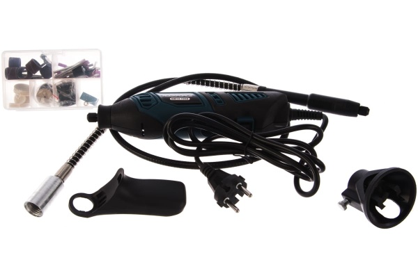 Электрический ручной гравер с набором аксессуаров ROCKFORCE RF-GM10-150E