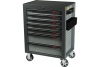 Тележка инструментальная (7 секций, серая, на колесах) JTC S1074 Тележка инструментальная (7 секций, серая, на колесах) JTC S1074