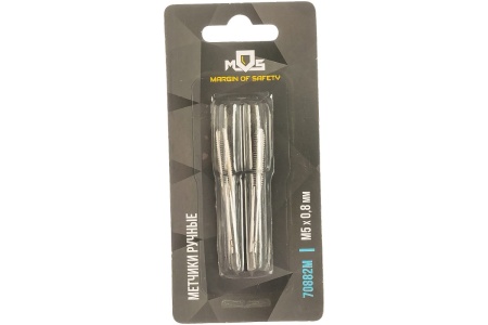 Ручные метчики, комплект 2 шт. М5 х 0.8 мм MOS 70882М Ручные метчики, комплект 2 шт. М5 х 0.8 мм MOS 70882М