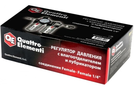 Регулятор давления MF-3 с лубрикатором и фильтром, разъем EURO QUATTRO ELEMENTI 771-053