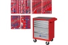 Набор инструментов в красной тележке MACTAK СТАРТ 161 предмет 52-05161R