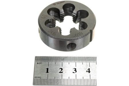 Плашка круглая Мастер для нарезания трубной резьбы G 1/2" Зубр 4-28032-1/2