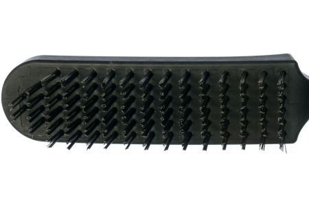 Стальная 6-рядная щетка с пластиковой ручкой VIRA 728032
