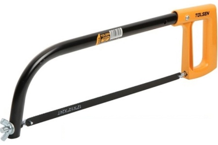 Ножовка по металлу TOLSEN с алюминиевой ручкой 300 мм 30053