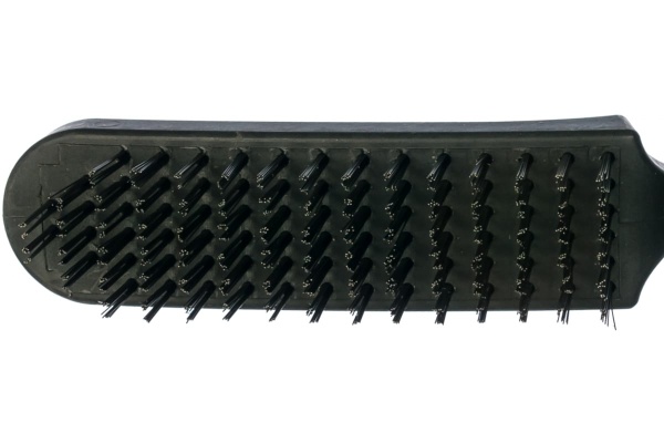 Стальная 6-рядная щетка с пластиковой ручкой VIRA 728032