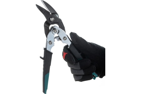 Усиленные ножницы по металлу KRAFTOOL Bulldog левые, с выносом, 260 мм 2325-L