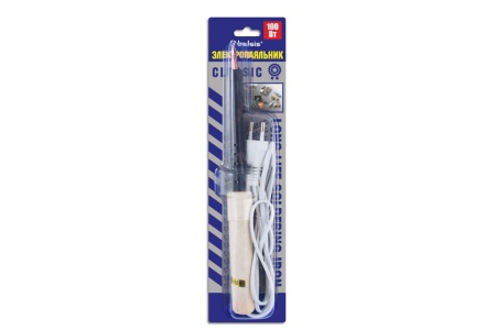 Паяльник Belsis 100 Вт, классическая деревянная ручка BSI04100