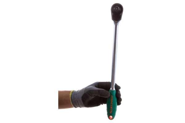 Рукоятка трещоточная удлиненная 1/2д.DR, 48 зубцов, 380 мм Jonnesway R4604