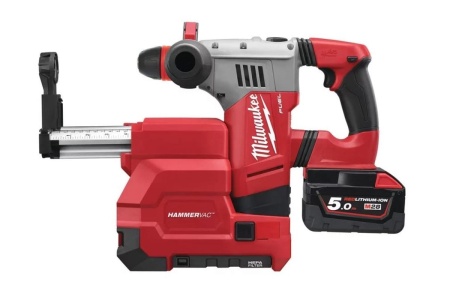 Аккумуляторный перфоратор с системой пылеудаления Milwaukee M28 CHPXDE-502C 4933448015