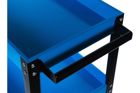 Передвижная тележка ABC с 3-мя полками, синяя ПТ3-C