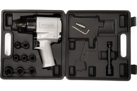 Пневматический гайковерт Rossvik 1/2", 720 Hм, с набором головок RT-5270K