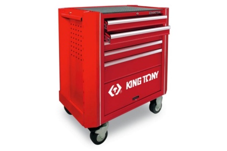 Набор инструментов в красной тележке (173 предметов) KING TONY 932A-000MR