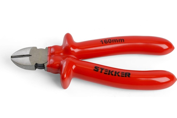 Диэлектрические бокорезы STEKKER ple3-160-s 160 мм, CrV 39778