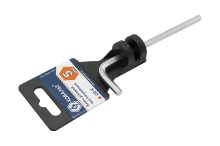 Ключ угловой шестигранный 5 мм Cr-V КОБАЛЬТ 649-776