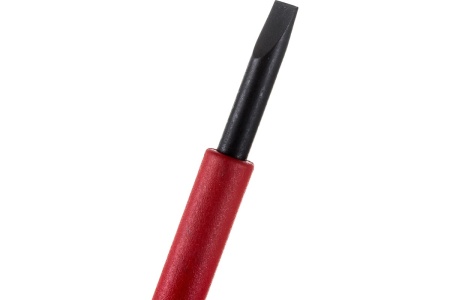 Изолированная отвёртка с прямым шлицем HOEGERT TECHNIK SL3, 100 мм, 1000 V, сталь CrMo HT1S960