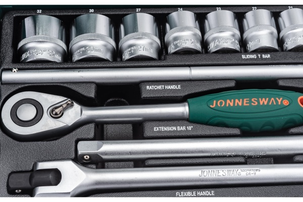 Набор торцевых головок 1/2"DR Jonnesway 10-32 мм S04H4524S