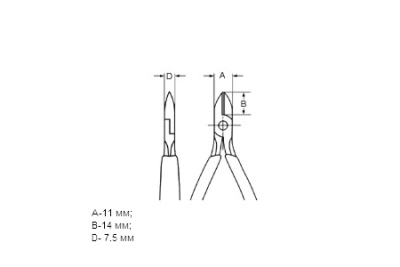Бокорезы для электроники KNIPEX KN-7702115