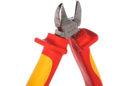 Диэлектрические высоковольтные бокорезы до 1000В, 160мм Зубр ЭКСПЕРТ ЭЛЕКТРОМОНТАЖНИК 22145-5-16