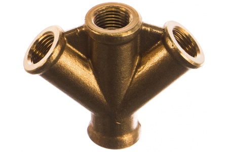Разветвитель W-образный внутренняя резьба 1/4 ROCKFORCE RF-SP029/1