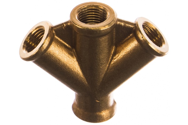 Разветвитель W-образный внутренняя резьба 1/4 ROCKFORCE RF-SP029/1