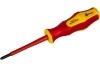 Диэлектрическая отвертка КОБАЛЬТ Ultra Grip FL/PZ-1x80 мм, CR-V, двухкомпонентная рукоятка 799-727