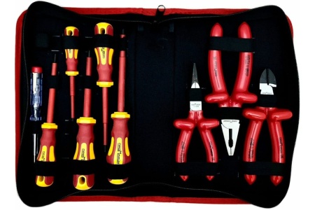 Набор диэлектрического инструмента до 1000В, 9 предметов, в кофре ПЛ071208_z022