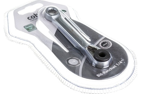 Вороток Cobit с трещоткой для бит 72z 1/4х95 мм C-02127