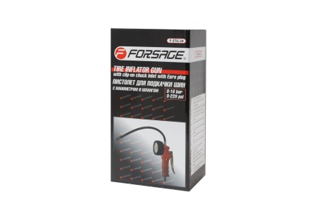 Пистолет для подкачки шин с манометром и шлангом Forsage 26085 F-STG-29