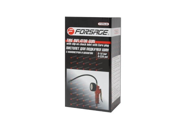 Пистолет для подкачки шин с манометром и шлангом Forsage 26085 F-STG-29
