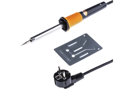 Паяльник TDM ПЭК-42, 42 Вт, 230В, керам. ТЭН,  прорезин. ручка, Алмаз SQ1025-0701