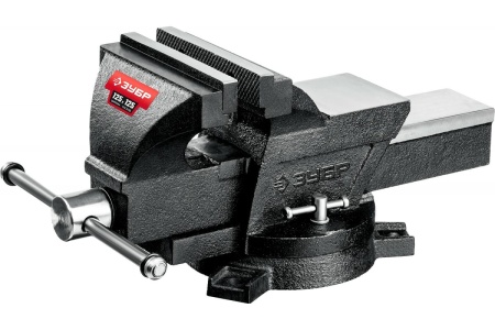 Слесарные тиски ЗУБР 125 мм, 3258-125_z01