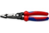 Инструмент для зачистки гармонизированных европейских кабелей KNIPEX из закаленной стали, фосфатированный, 2-комп ручки KN-1372200ME