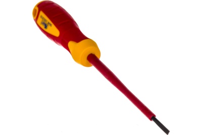 Диэлектрическая шлицевая отвертка 3.0х0.5х100 KRAFT KT 700427