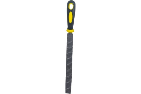 Полукруглый рашпиль с прорезиненной ручкой, 200 мм FIT IT 42757