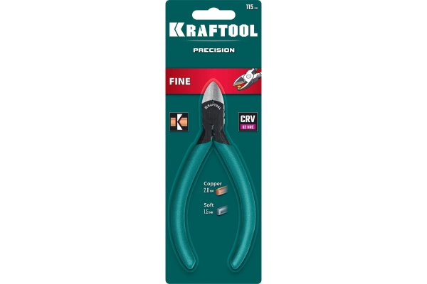 Прецизионные бокорезы KRAFTOOL Precision чистый рез 115 мм 220017-6-11_z01