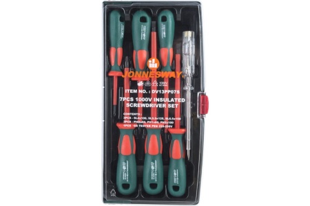 Набор стержневых диэлектрических отверток Jonnesway DV13PP07S 7 предметов 48787