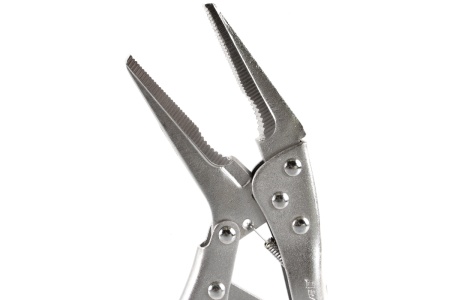 Зажим с фиксатором с удлиненными губками Дело Техники 180 мм 60/ 432181