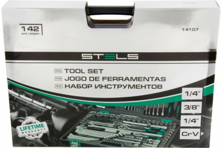Набор инструментов 142 шт STELS 14107