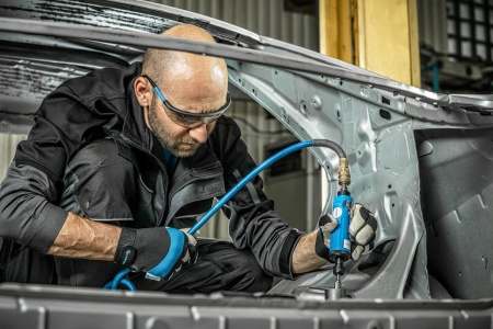 Пневматическая шлифовальная машина HOEGERT TECHNIK 173 мм HT4R650