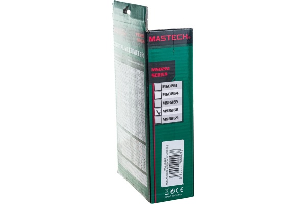 Цифровой автоматический мультиметр MASTECH MS8268 00-00000267