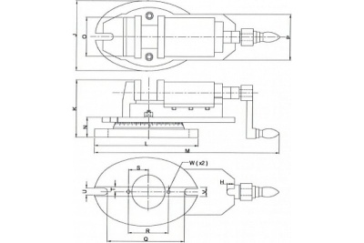 Станочные прецизионные тиски WILTON MMV/SP-150 WI11710EU 150х150
