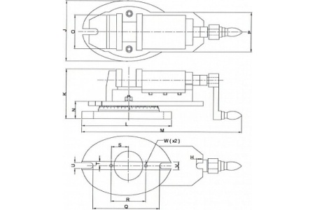 Станочные прецизионные тиски WILTON MMV/SP-150 WI11710EU 150х150