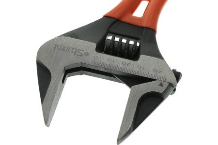 Разводной ключ Sturm 300мм, CrV сталь,увеличенный зев-46мм, 1045-29-300 Разводной ключ Sturm 300мм, CrV сталь,увеличенный зев-46мм, 1045-29-300