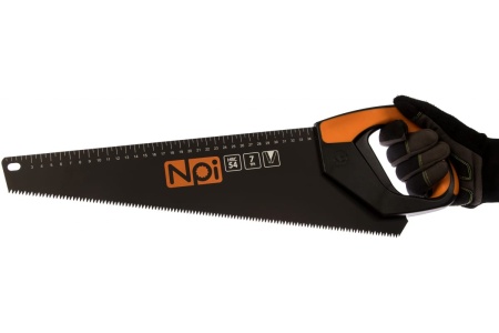 Ножовка по дереву тефлон 450мм 7TPI NPI 50046