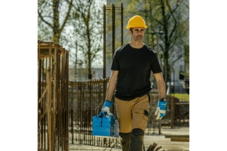 Футболка HOEGERT TECHNIK SEEVE из полиэстера, графитовая, р. XL HT5K402-XL