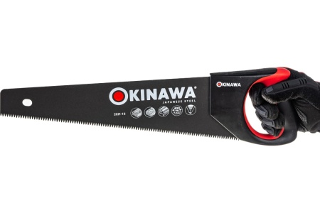 Ножовка по дереву ЦЕНТРОИНСТРУМЕНТ OKINAWA с antistick покрытием 400мм 2021-16